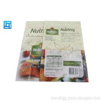 Light color lamination flat pouch packaging / zip lock stan